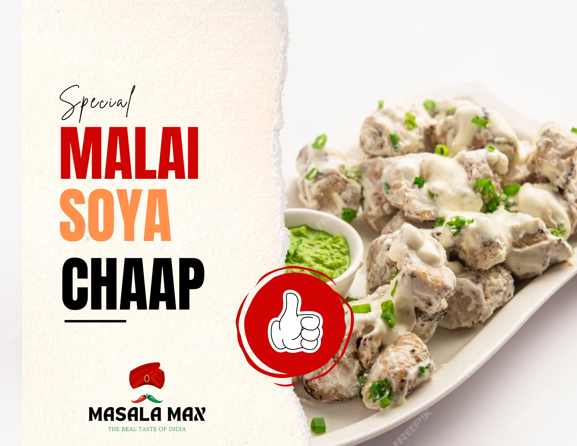 Malai Soya Chaap Gravy